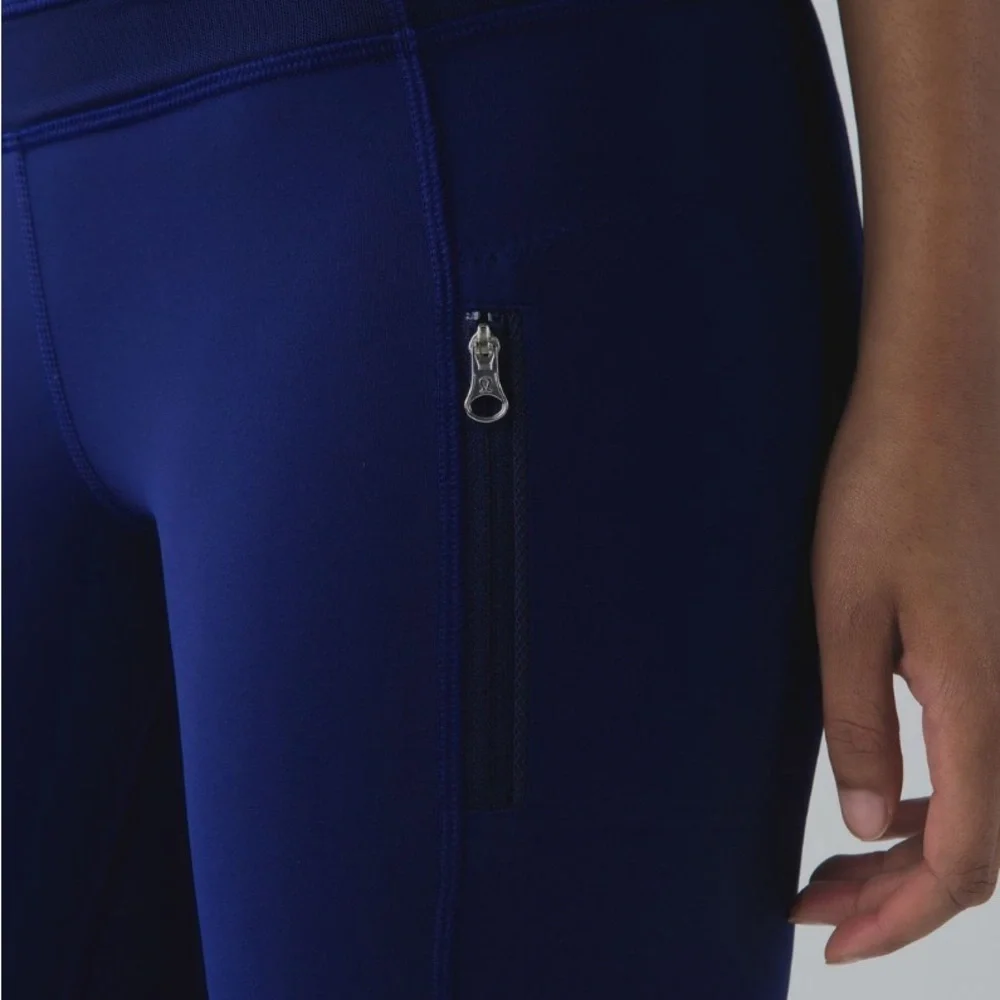 NWT Lululemon Inspire Tight II Hero Blue Size 8